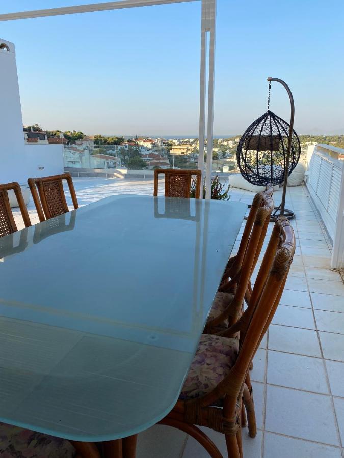 Villasonboard Vouliagmeni Penthouse Veranda Sea-View & Beach Aten Exteriör bild