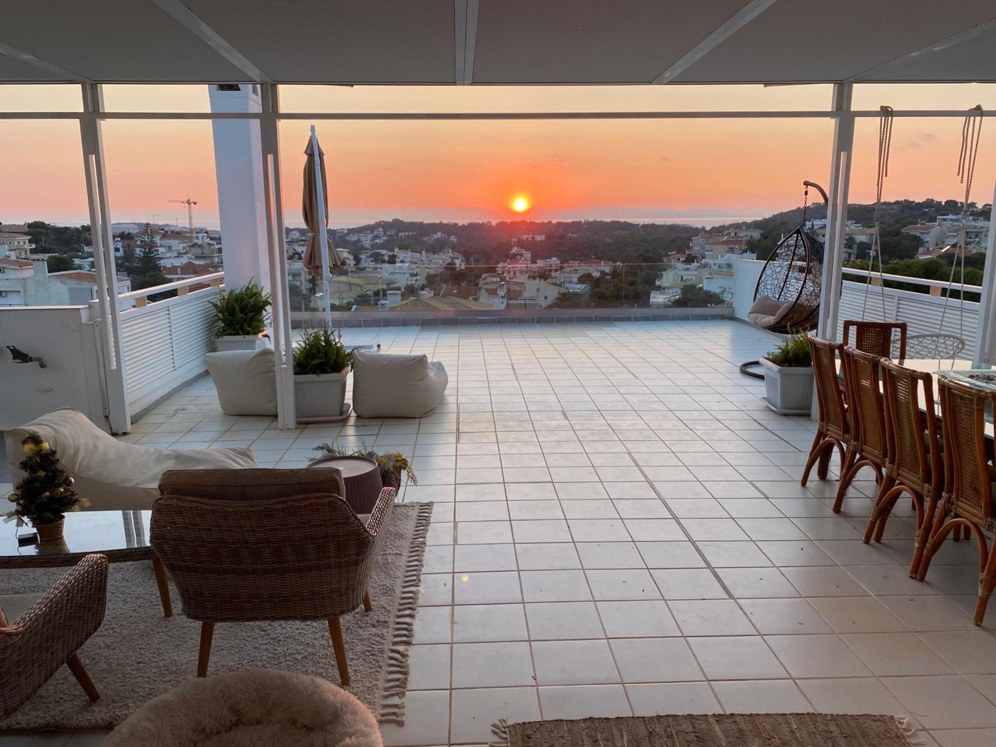 Villasonboard Vouliagmeni Penthouse Veranda Sea-View & Beach Aten Exteriör bild